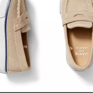 Janie and Jack Khaki Loafer Sneakers